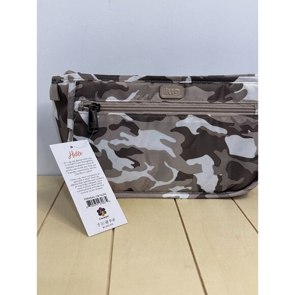 LUG Parasail Cosmetic Case - NWT Camo Taupe - Picture 1 of 4